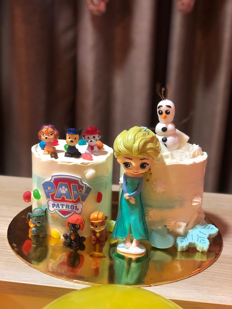 Twins birthday cake....