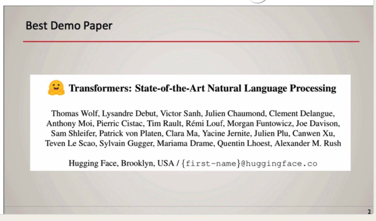 How it started vs how it's going! Congrats @Thom_Wolf
 & @huggingface team! #emnlp2020