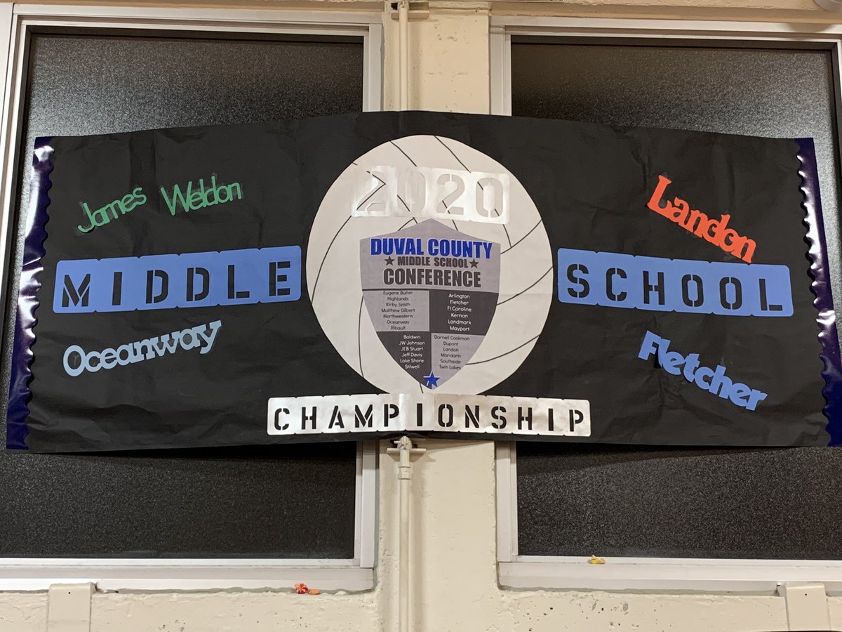 talleymama's tweet photo. We are so lucky 🍀 to have a Great Host like @SCPBlueDevils for our Middle School Volleyball 🏐 Championships. Thanks 🙏🏼 for everything you did tonight to make it special @DuvalSchools https://t.co/u4t8mpphdv