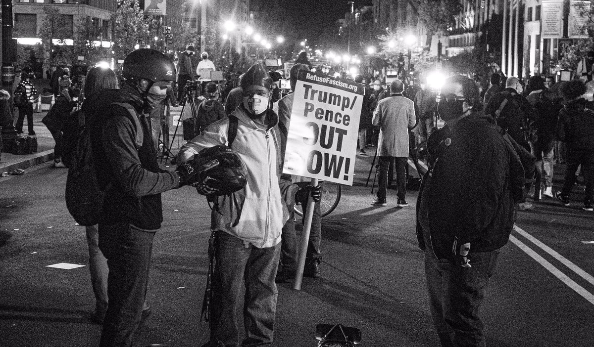 dhartful's tweet image. Election Night Photos #blmplaza #blmdc #BidenHarris2020 #dcprotest #dc