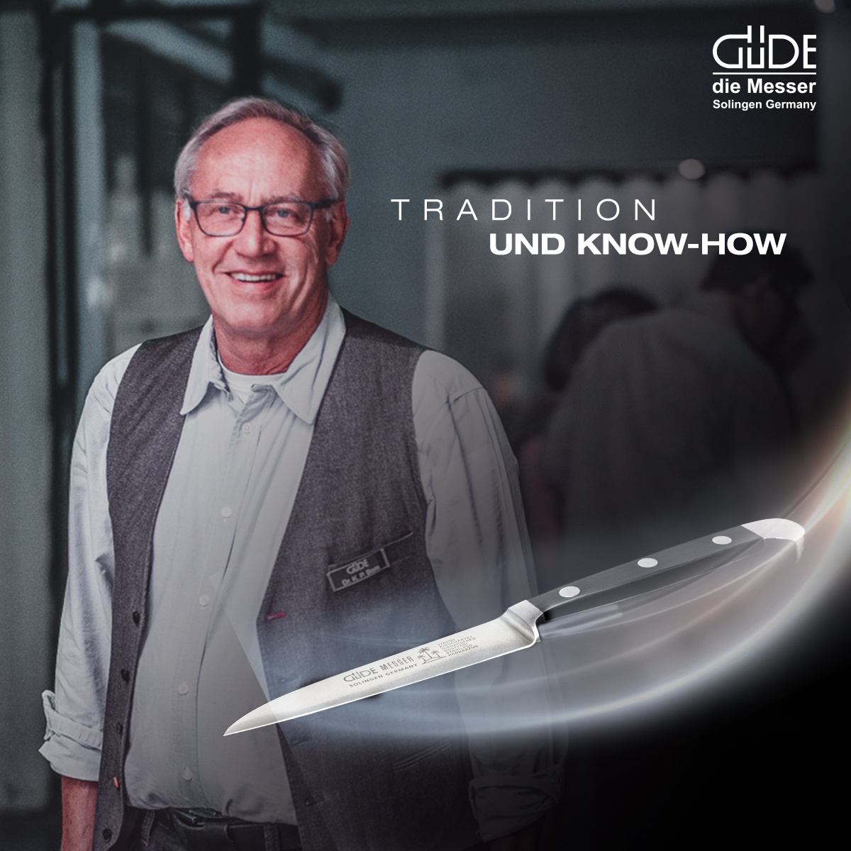 GuedeMesser's tweet photo. High quality knives from a master hand. In our GÜDE Manufaktur in Solingen, Germany, we have been forging knife blades in laborious handcraft since 1910 - without compromise! https://t.co/LbZtABoRyG