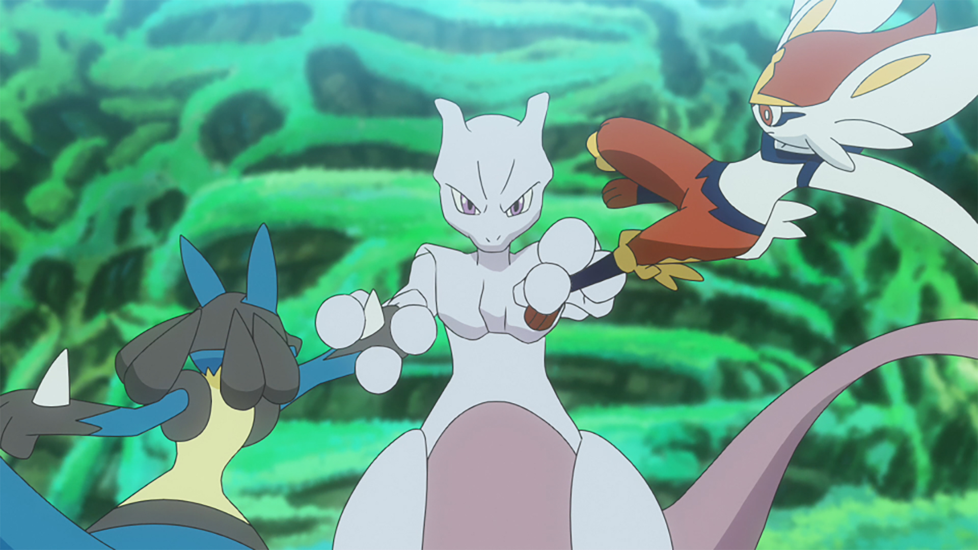 アニメ ポケットモンスター 公式 本日 アニポケ 第46話に ミュウツー 登場 ミュウ を追ってやってきたセロアイランドで ミュウツーに出会った サトシ と ゴウ そこで目にしたもの そしてミュウツーとのバトルで得たものとは アニポケは