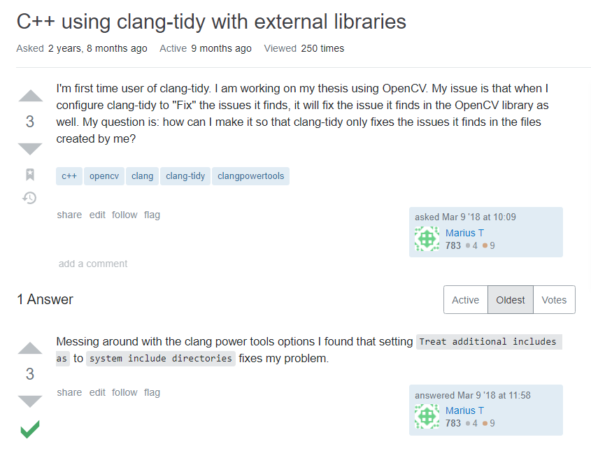 ionutenache_'s tweet photo. That moment when someone finds the answer to his own question in the tool you are working on. 😍
https://t.co/u26kG5bUIV
#llvm #clang #cpp #visualstudio #devtools #clangpowertools https://t.co/Au9Dotu1dI