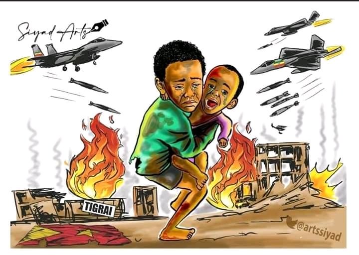 d5omvwa's tweet photo. UAE is attacking #Tigray with drones in support of Abiy and Isaias. UAE and Eritrea internationalised the conflict, and should be condemned by the international community. UAE, Eritrea and Ethiopia targeting civilians and committing war crimes in Tigray.
#TigrayGenocide https://t.co/GZvXGIpfTv