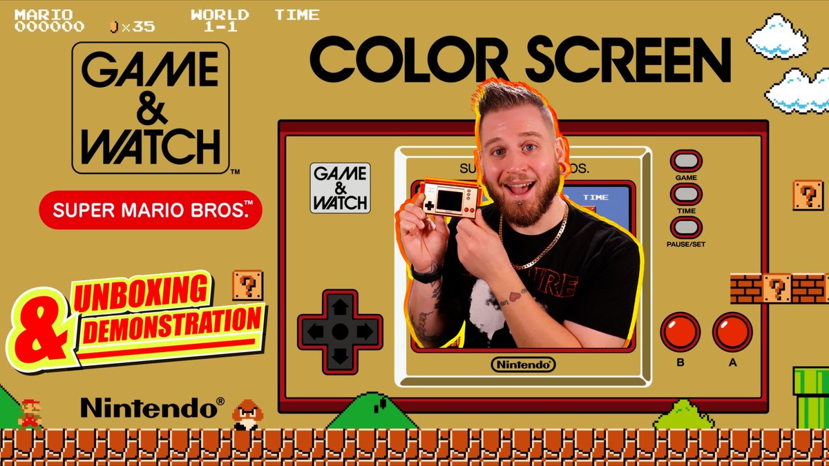 SandboxXplorer's tweet photo. Nintendo just released the #SuperMarioBros Game &amp; Watch handheld system and I got it for my birthday over the weekend! Come join me as I unbox and show off the different features and games on this new piece of Nintendo hardware!
#GameAndWatch #Nintendo
https://t.co/CuTGPFKcCB https://t.co/12EuvrRJYt