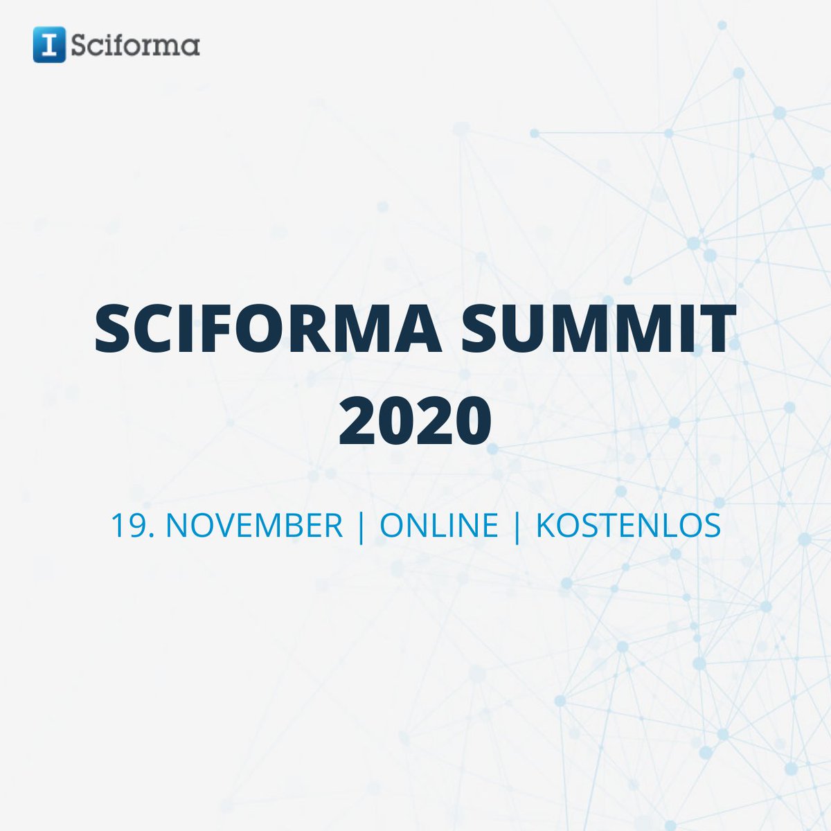 [Kundenevent] Heute findet der erste digitale #SciformaSummit statt. Im jährlichen Event können sich die Teilnehmer auf spannende Vorträge der Sciforma Leader und Neues zur PPM Software freuen. In 30 Min. geht es los!

#sciforma #software #summit #roadmap #vision