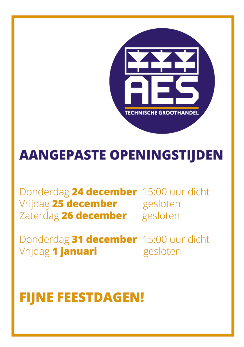 De feestmaand komt eraan! Op een aantal dagen zijn we gesloten en soms gaan we eerder dicht:
Donderdag 24 december | 15:00 uur dicht
Vrijdag 25 december | gesloten
Zaterdag 26 december | gesloten
Donderdag 31 december | 15:00 uur dicht
Vrijdag 1 januari | gesloten