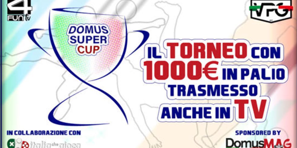 TUTTO PRONTO PER IL PRIMO TORNEO TARGATO @4forfuntv E VPG Italy
Venerdì 20/11 alle 21:45 per l'inizio della fase a gironi.
Il torneo in TV su Ncgtelevision.net e Sharing Tv al canale 154 del DTV
instagram.com/p/CHw321RBh8p/…
Sponsor by domusmag.it