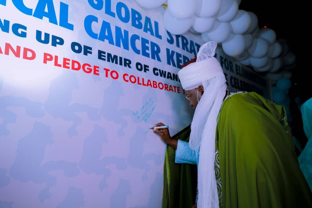 DrZSB's tweet photo. Stakeholders pledging to #EndCervicalCancer in Kebbi. Thank you Algon Chairman Barr Shehu Marshall. By aligning local government chairmen with the cause, we are sure to reach the inner rural areas of the Kebbi. #education #cancer #HPV https://t.co/aEwcCD9NmI
