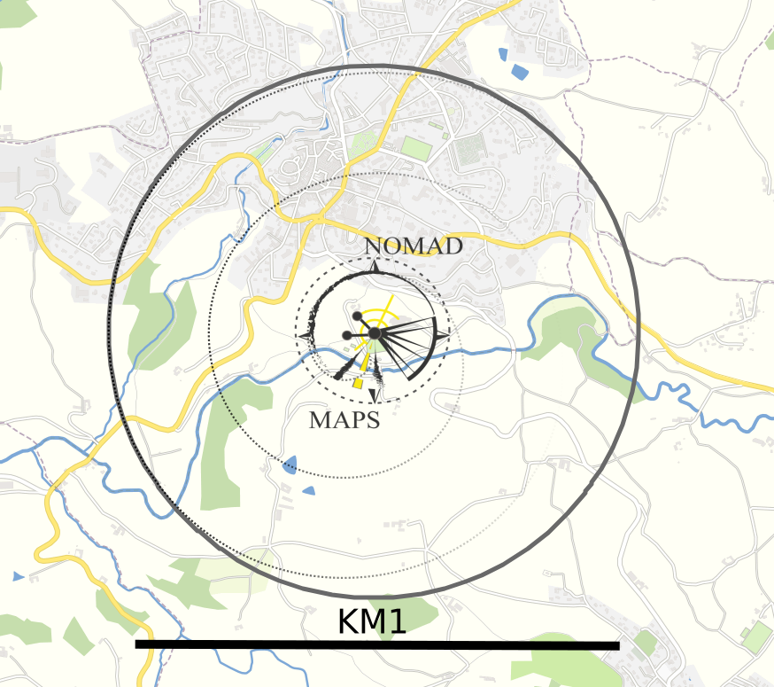 [NOMAD MAPS KM1]
Depuis quelques jours est lancé #NomadmapsKm1, l'aventure cartographique Nomadmaps du 1er km!
1h/jour, attestation, masque, gel et smartphone/crayon pour cartographier mon 1er kilomètre légal ;) !
 #çaresteouvert <a href="/montsdulyonnais/">Monts du lyonnais</a> #openstreetmap
