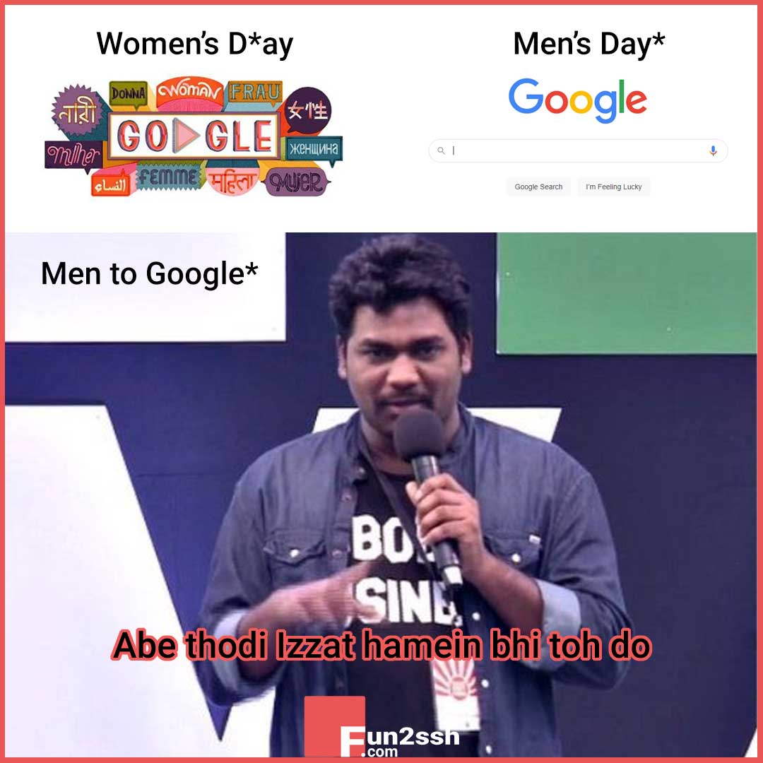 fun2sshapparels's tweet image. Me to Google !!!
.
fun2ssh.com
.
.
.
#Fun2ssh #Fun2sshmemes #MensDay #InternationalMensDay #Google #mensday2020 #Men