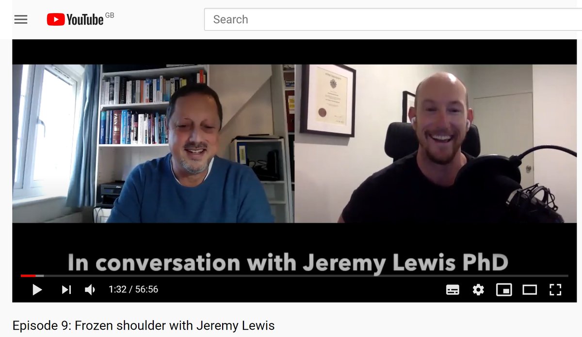 Professor Jeremy Lewis PhD FCSP tweet media