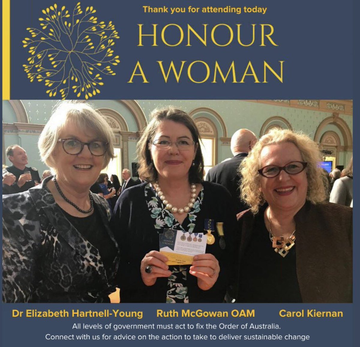 Fantastic webinar on the @honourawoman movement and great end to a #genderequity focused day. Highlighting their achievements but what also still needs to be done to embed equality in #Australia’s highest awards - and relevant to all award schemes!!! #nominateher #honourawoman