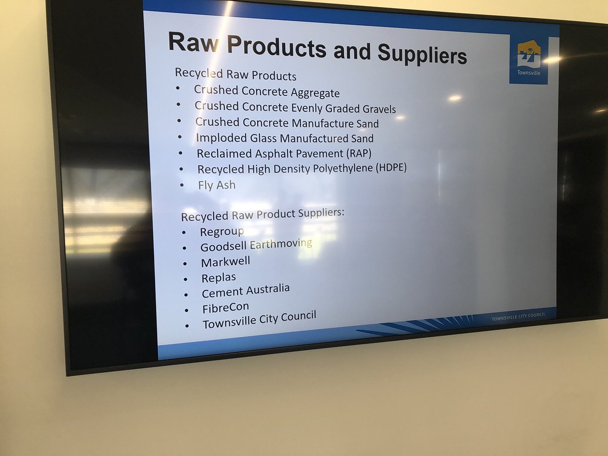 Lots of shared learnings at LAWMAC♻️Awesome work Townsville and Mackay councils👍Responsible procurement/best practice with the use of recycled content in major projects - roads, bollards and infrastructure projects <a href="/TCC_News/">TCC News</a> <a href="/mackaycouncil/">Mackay Regional Council</a> <a href="/LGAQ/">Local Government Association of Queensland</a> <a href="/QldEnvironment/">Queensland Environment</a> <a href="/meaghan_scanlon/">Meaghan Scanlon MP</a>