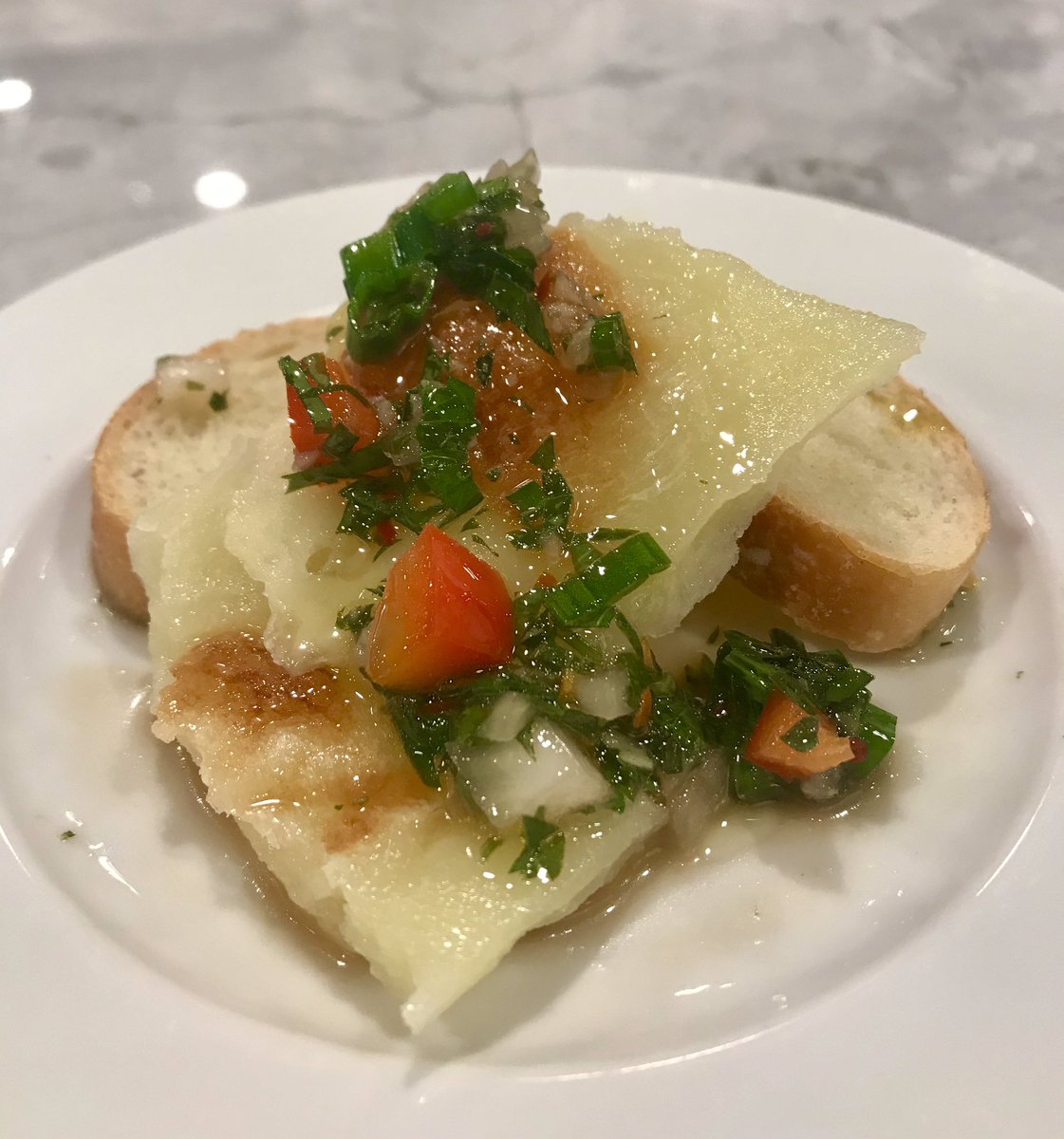 buckeyemon's tweet image. Argentina Taste &amp;amp; Table
Provolenta
Hearts of Palm Salad
Asado Style Grill &amp;amp; Salted Potatoes
Alfajores
#dlmcooks #culinarycenter