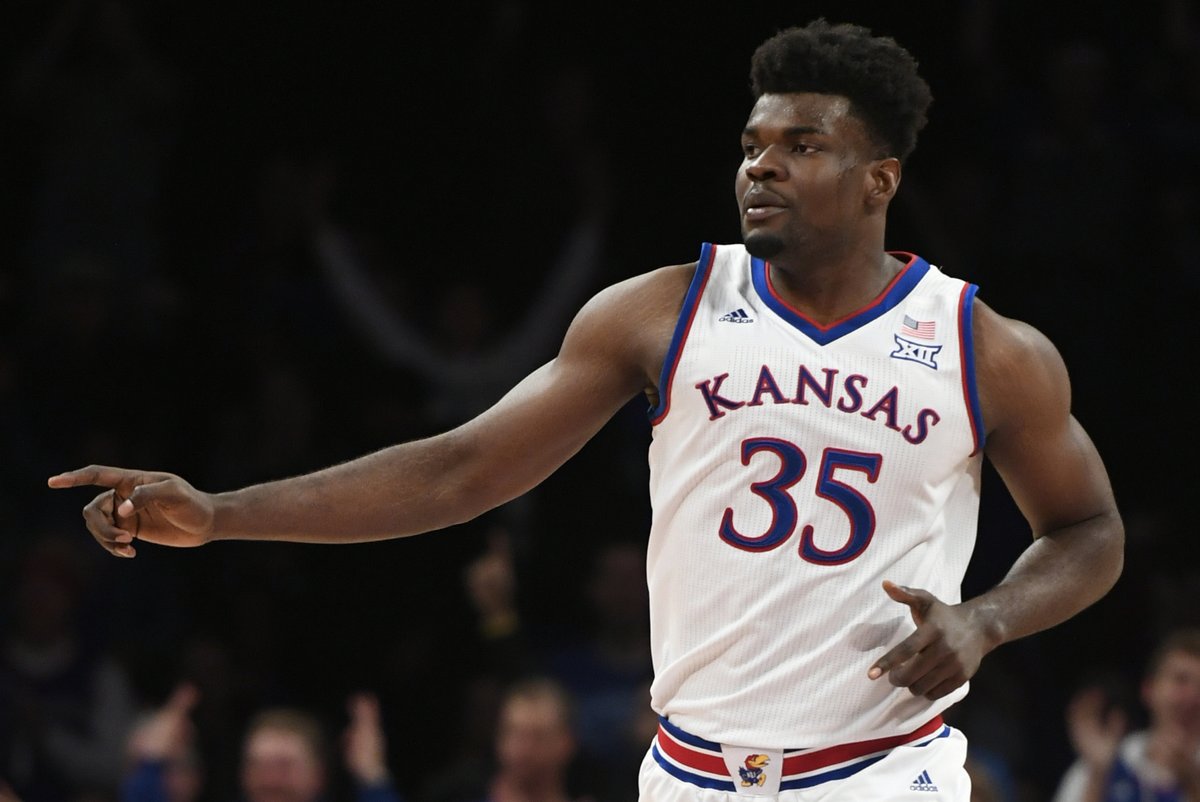 dana_greene's tweet photo. The @utahjazz have selected Kansas 7-footer Udoka Azubuike with the 27th overall pick in the NBA Draft. https://t.co/hVHZBi0Mkp