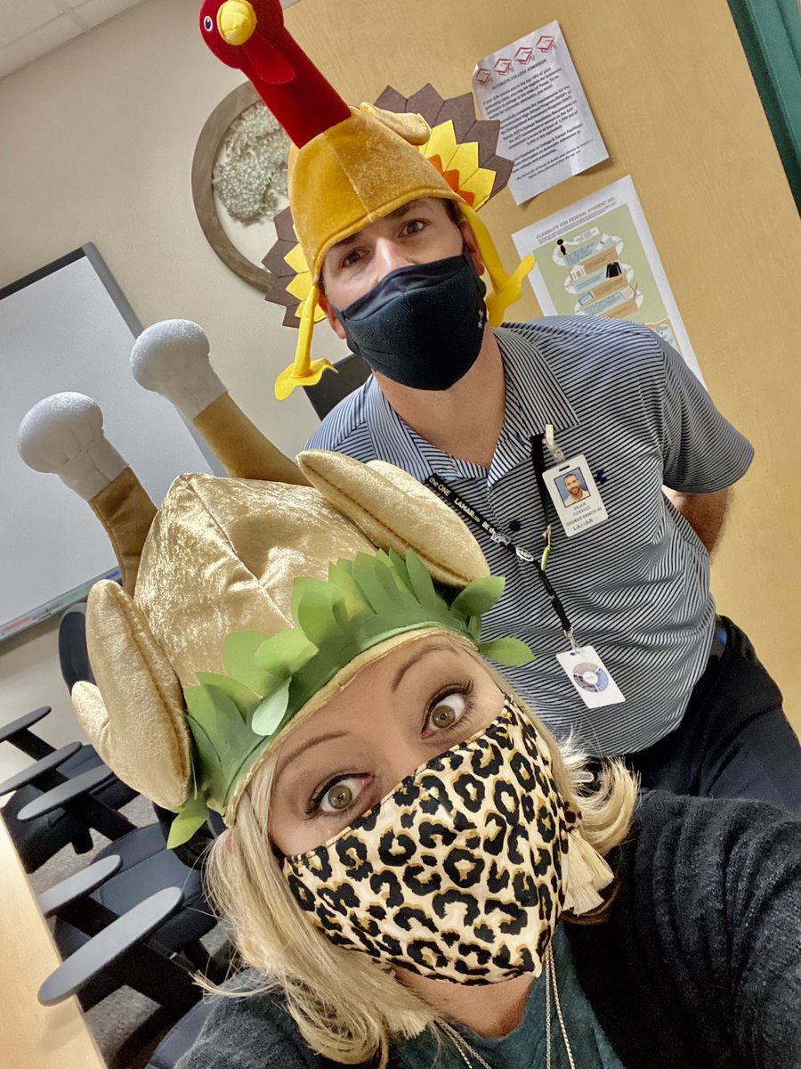 pinkpatterson's tweet photo. Turkey Day Staffamily Luncheon aka...Thanksgiving “pregame” was amazing! Thanks @WittPitBBQ for helping my @WeAreGRHS staff gobble til we wobbled! ❤️#COVIDcomfortfood #macandcheeseyesplease #homecooking #tiredturkeys https://t.co/3cABIRx62D
