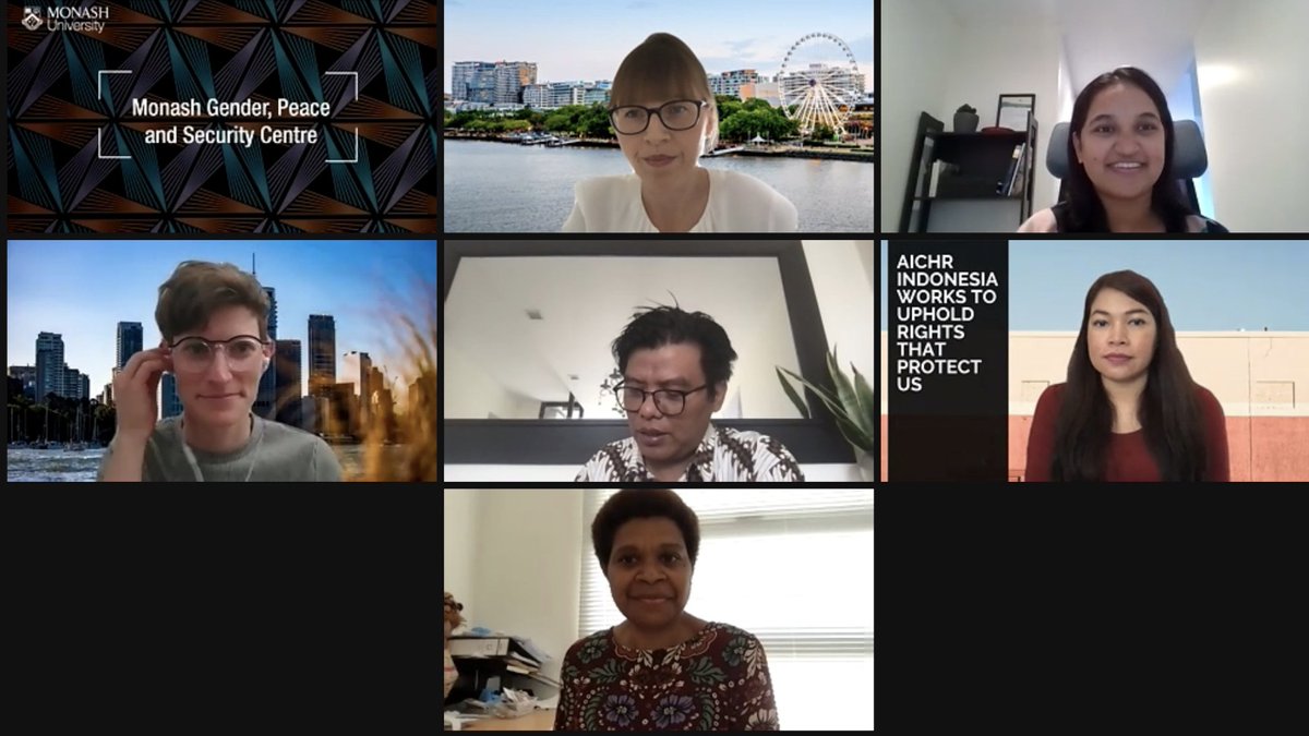 Did you miss yesterday's online event with @BettyBarkha @GpsMonash, @finah_k, @noorhudaismail, @EliseInTheWoods @Griffith_Uni, @Wahyuningrum & @DaviesSaraE? Don't worry, the recording is now available on our website. 🙌 monash.edu/arts/gender-pe… @JacquiTrue @Alex_Phelan #MonashGPS