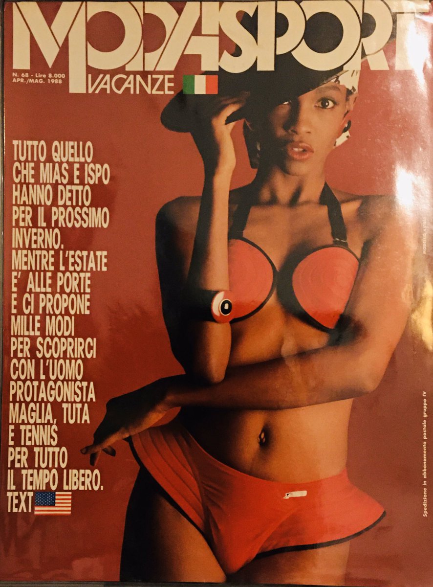 RoshumbaW's tweet photo. More archives #fashion #model #modasport #italy #trailblazer @ontheredcarpet wow time flies https://t.co/eYEjqQahLE