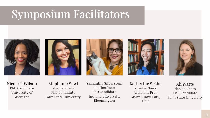 gardenia987's tweet photo. #SpreadingCommunity #NotCommunitySpread: Graduate Student Socialization and Well-being in the COVID Era. Great session today!!! ๐ @StephanieSowl @SamSilbSays @katsch0 @AliWatts13 @ashegrads @ASHEoffice https://t.co/nvlFZ1dgsX