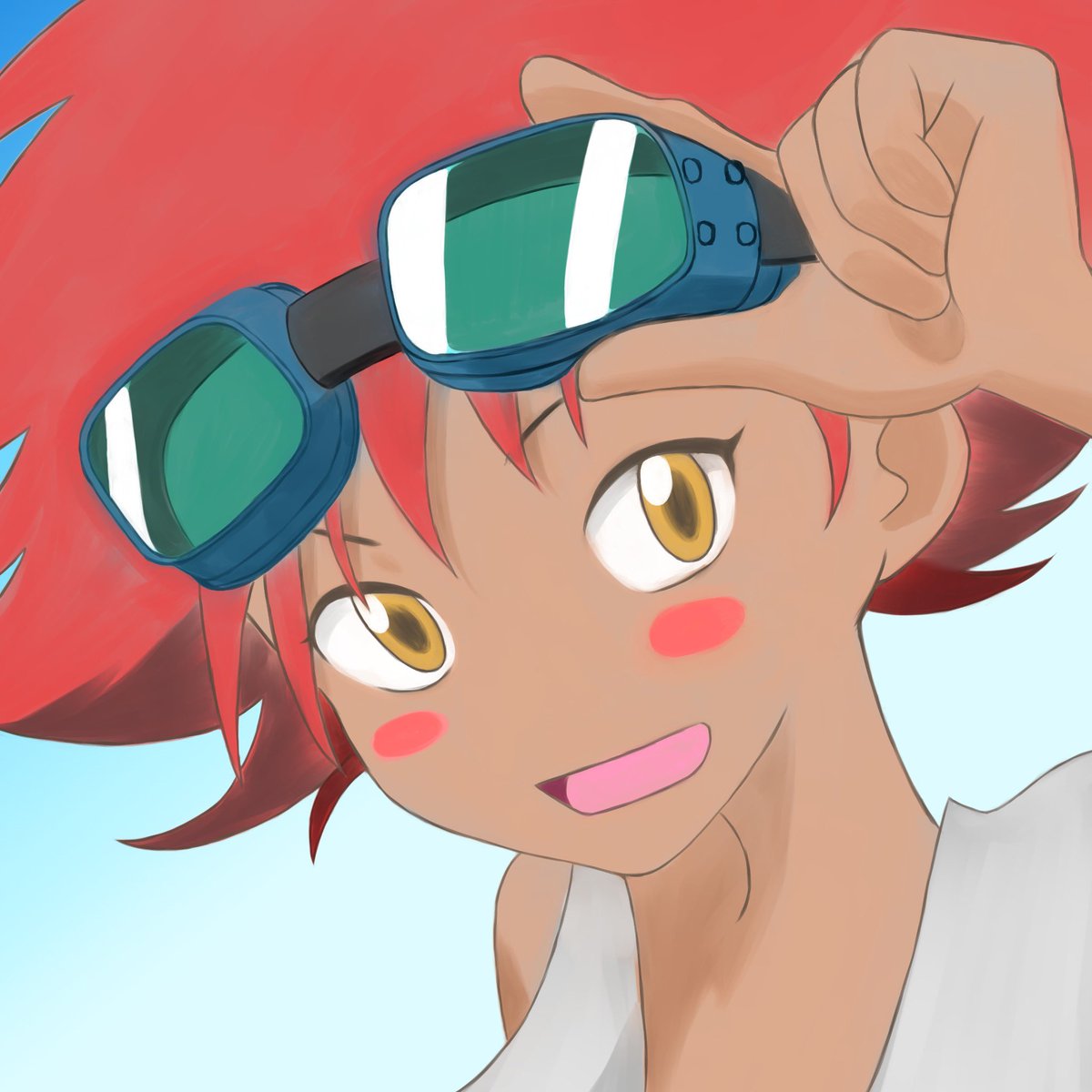 再掲 模写 これ 初めての厚塗りだったな カウボーイビバップ エド やきにくプリン 産休ご依頼停止中 のイラスト