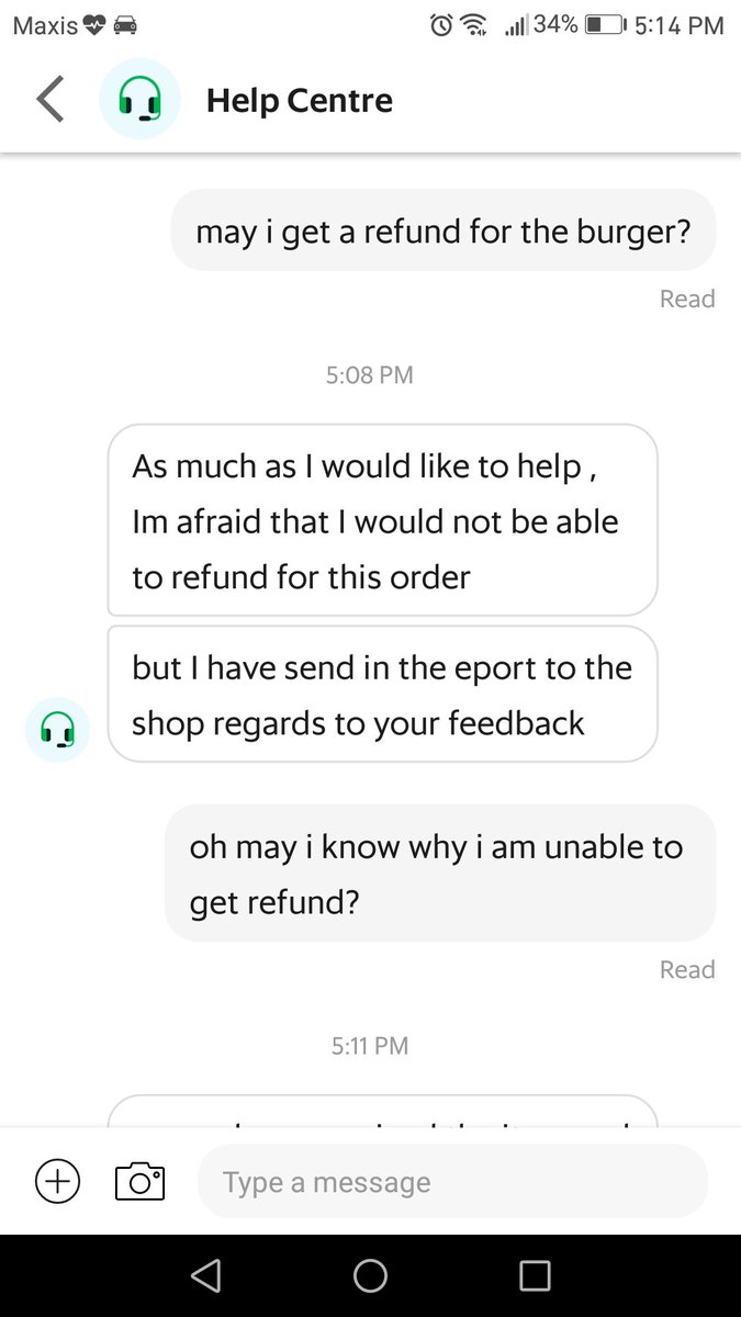 manwithnobox's tweet photo. @GrabMY Dear Grab, I would like for you to reconsider your ridiculous policy of not refunding food as long as the items are correct, even if the food is not edible. I have gotten ur email for the report which is a measly sorry. I am sorry, but i will report this to KPDNKK https://t.co/9FgjjI4Iwd