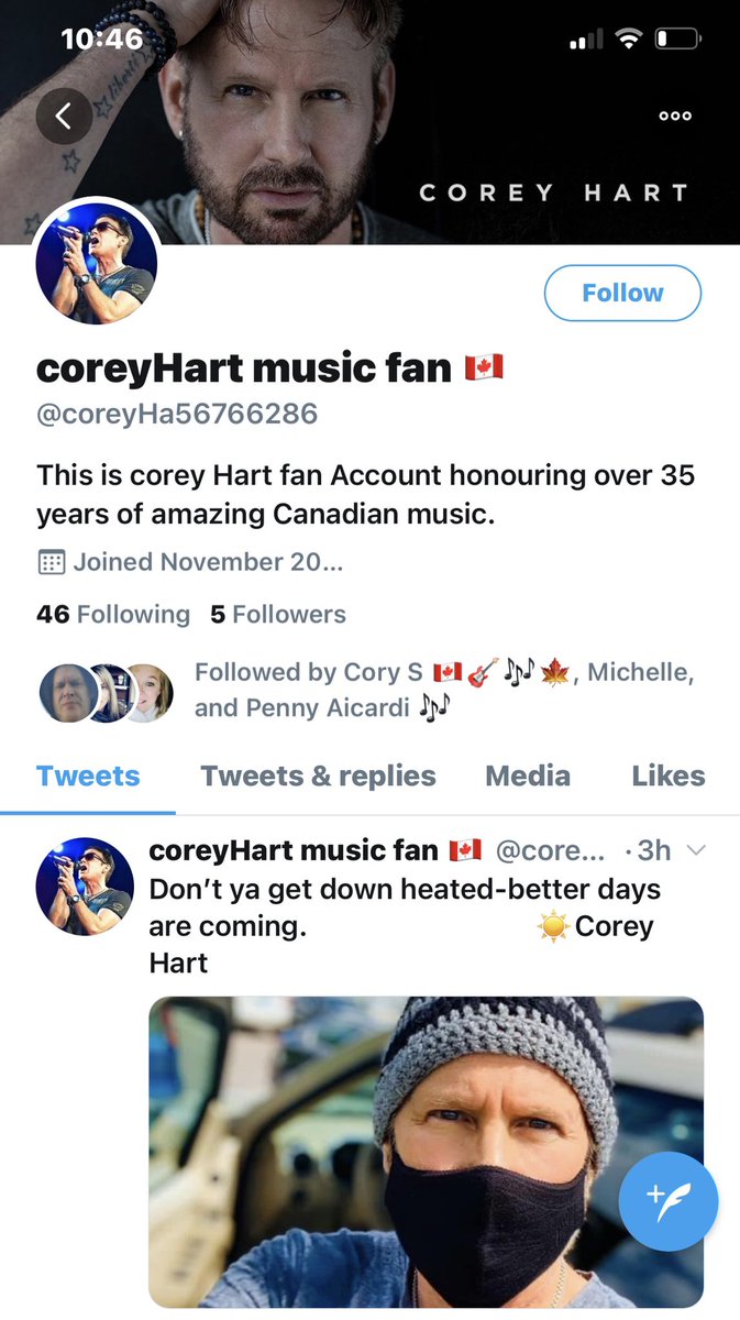 CoreyHartNow's tweet image. There is a new account copying mine and even stealing my personal videos and posting them. I would recommend not following them and allowing them to send you personal messages.