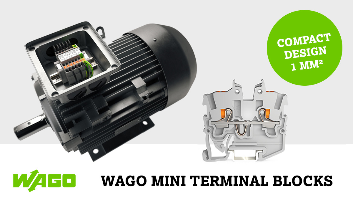 WAGOSingapore's tweet image. #WAGO Mini Terminal Blocks in a Compact Design (1mm² nominal cross-section)
▪ Making connection in the cramped terminal boxes of motors/pumps, e.g, much more convenient
▪ Installation flexibility
▪ Can be used up to 500 V IEC/300 V UL
ow.ly/WpW950CnAxT #MiniTerminalBlock