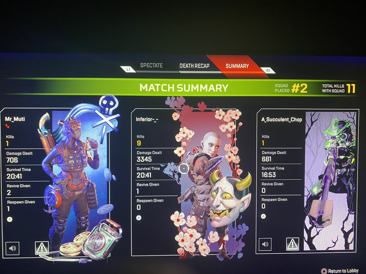 InferiorFPS_'s tweet photo. Hey it took me a while but I finally got my first 3k on wraith, really enjoying this season so far https://t.co/VanExH3Do9
