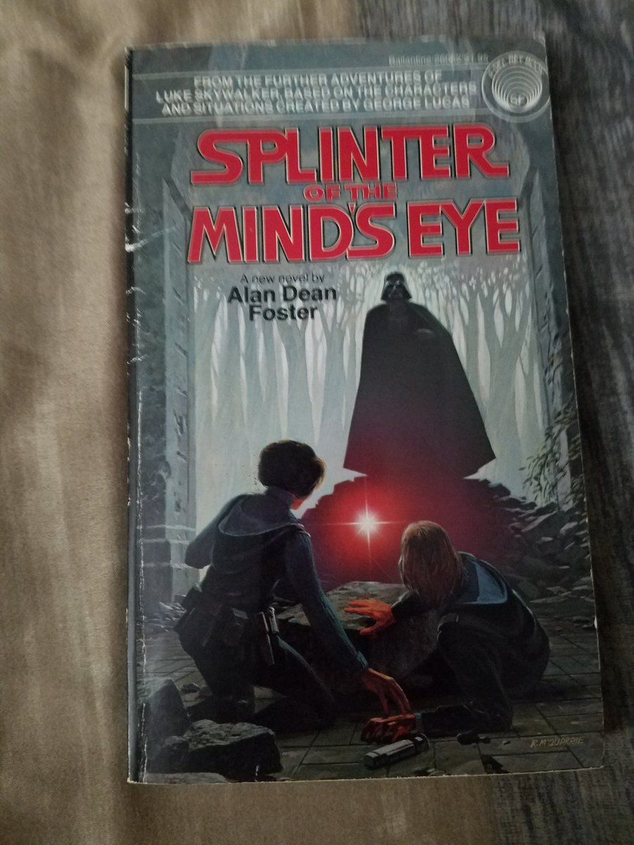 Sladepool64's tweet photo. Splinter is actually a pretty important book in SW history. It was originally written as a low budget sequel to the original film. It was published in 1978 and technically predates The Empire Strikes Back. Foster is important to SW history. #DisneyMustPay #StarWars #LucasOrder https://t.co/Bku9mvCWaL