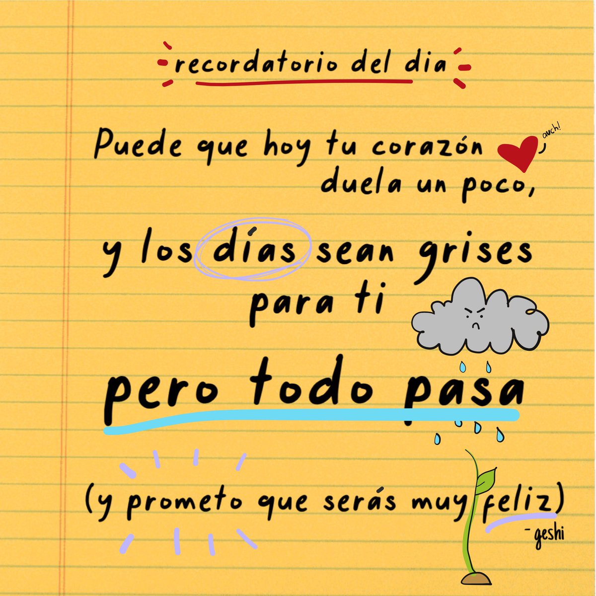 itsgeshi's tweet photo. (una notita para que recuerdes que a pesar de todo serás muy feliz) https://t.co/HK1jUg8i1N