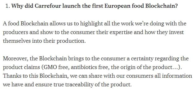 4/  $MRPH | Morpheus x Carrefour? :)Emmanuel Delerm, Head of Blockchain at Carrefour, is a speaker at the event.Currently Nestle and Carrefour are using IBM's Food Trust for blockchain solutions but if more advanced  #crypto tech is presented they might start utilizing it.