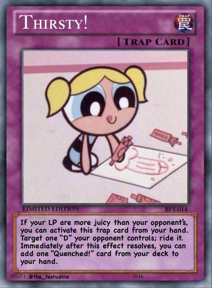I'm into the Yu-Gi-Oh card reaction meme business now  #Yugioh #yugiohcards  #memesdaily #memes #reactionmeme #duellinks #spongebob #gaynerd #YuGiOh  #funny