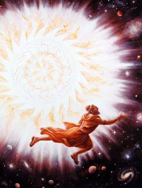 Durvasa entered. He shouted at king at this insult. Durvasa, using his tapas created a demon to destroy the King.King bowed and prayed to Maha Vishnu. Sudarshana Chakra came whirling and instantly destroyed the demon and went after the sage.