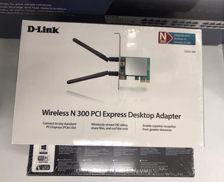 Georaine's tweet photo. The DWA-548 Wireless N300 PCI Express Desktop Adapter lets you connect to your wireless network with faster speeds and from greater distances
Going at K15,500.00
☎️: +265(0) 995 470 174
#DWA_566 | #Wireless #N300 #Dual_Band #PCI_Express #Desktop_Adapter | #Wi_Fi_Adapters. https://t.co/3BLkXyYtMY