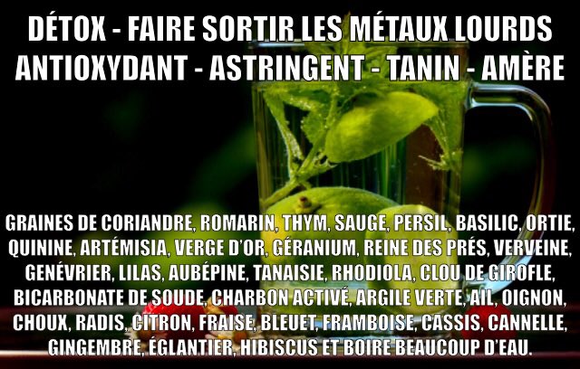 @jasmine2000_o @tvanouvelles Faire sortir tout les toxines et parasites... dans son cas à cause de l’inflammation... ça risque de prendre un peu de temps... voici une liste. Pour le nettoyer. Ça ramasse tout.