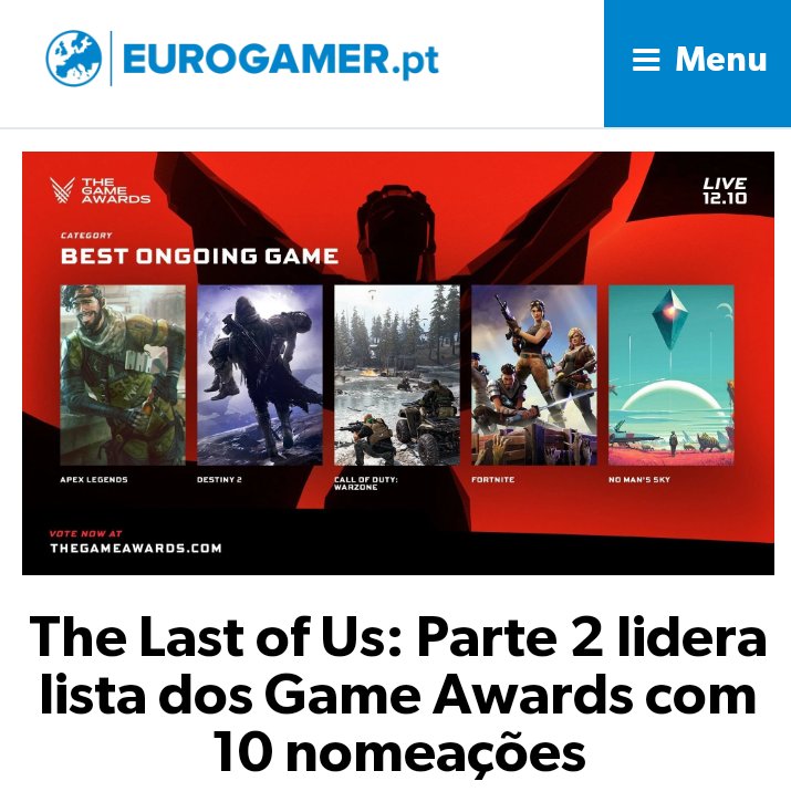 marlonggomes's tweet photo. Não vou nem assistir o @thegameawards  desse ano... Só vai me dar ânsia... https://t.co/G1myE6xvjJ