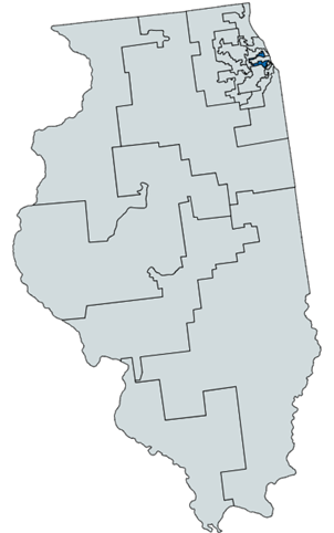 From time to time, ill-informed lists of the “worst gerrymanders in America” come out. Illinois’s 4th district is frequently among them. Though it does have an odd shape, this  #DistrictOfTheDay is an example of a good gerrymander, as it keeps Chicago’s Latino community unified.