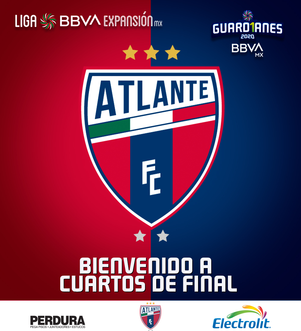 LigaMXExpansion's tweet photo. ¡BIENVENIDOS A CUARTOS DE FINAL!

@Atlante 🐎 sumó cuatro puntos más en Tamaulipas, en acción de la #Jornada15, llegó a 32 unidades y aseguró el segundo lugar de la #LigaBBVAExpansióMX, instalándose en #4tosDeFinal https://t.co/rqchDrgRxe