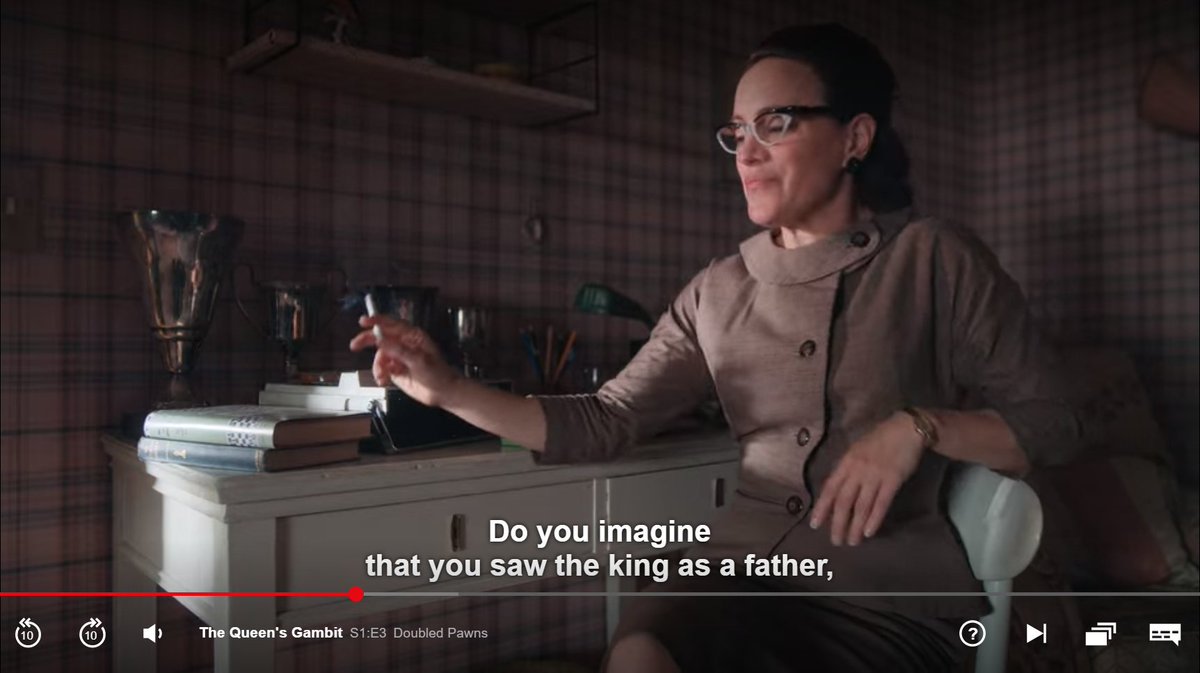 "Do you imagine that you, as an orphan, saw the king as a father figure?"This reminds me of all the girls in chess who are coached to say their favorite piece is the queen because of some centrist feminist nonsense