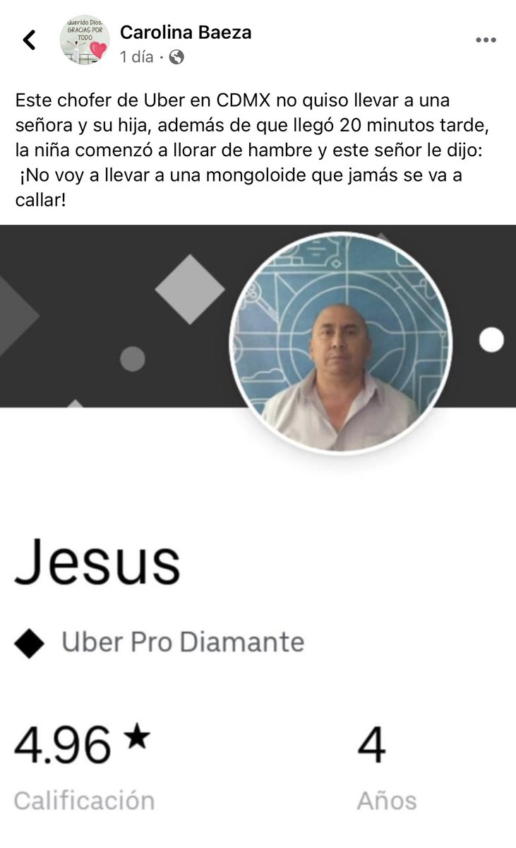 Ana1uSalazar's tweet photo. En @Uber_MEX tú le dices al conductor que siga la ruta del waze y te califican mal porque los machitos no soportan que les des una petición. Pero ellos si pueden ser unos HDP y Uber los premia con súper calificación! #UberMacho https://t.co/437aeNWUko