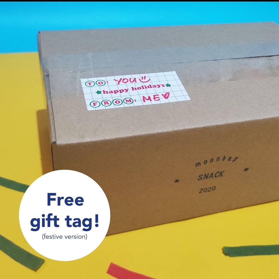 shiphugs's tweet photo. Looking for a unique Christmas gift? We got you! Our Korean Snack boxes enjoyed by everyone now comes with a free gift tag - exclusive for the festive season only! 🎄🎁

Grab a Moonbap box for your friends and family now 🛒 https://t.co/xAwZzDaO5E

#koreanfood #gift #christmas https://t.co/i69zwZEanI