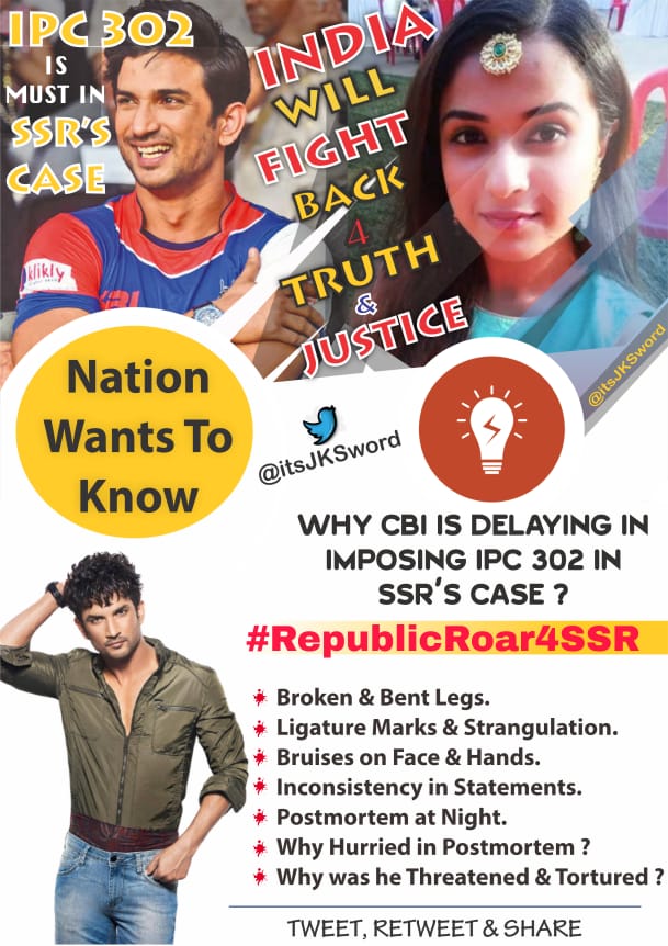 ModakEsha's tweet photo. The truth is like a Lion
You don't have to defend it
It will defend ITSELF
#BoycottBingo
#RepublicRoar4SSR 
@its_roishe @Jyotsna_2411 @JhasouravkrSJ @naturalphoton @MsTruth_wil_win https://t.co/aLWTxMac8e