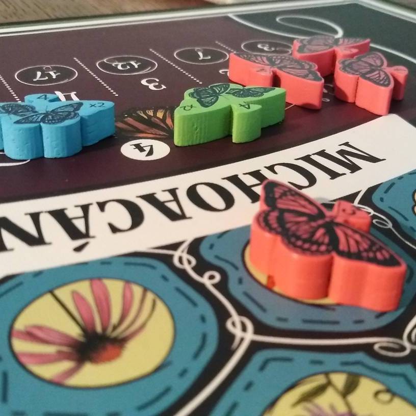 Enjoying my freedom while I can. Played Mariposas with my favourite board game couple, they just bring so much joy to the table #cornybuttrue