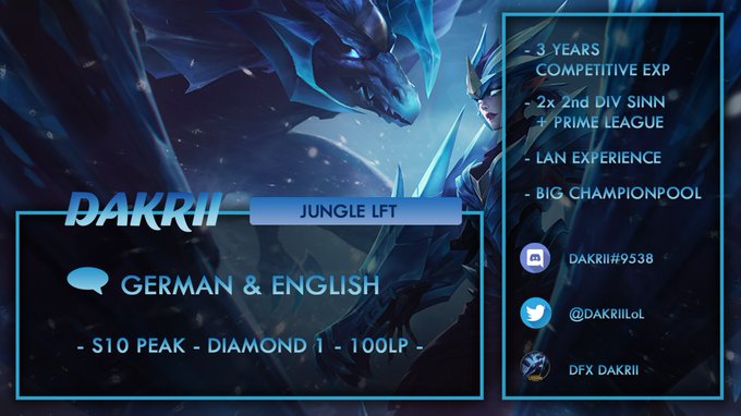 I am LFT for the next Split.

Previous teams: <a href="/RoyalBlue_GG/">RoyalBlue</a> and @TeamDeftFox 

Main Acc: bit.ly/3fcznnL

Reference: <a href="/TheCaptainZ1/">TheCaptainZ</a> 

Contact me through DMs or Discord

Retweets highly appreciated! :)