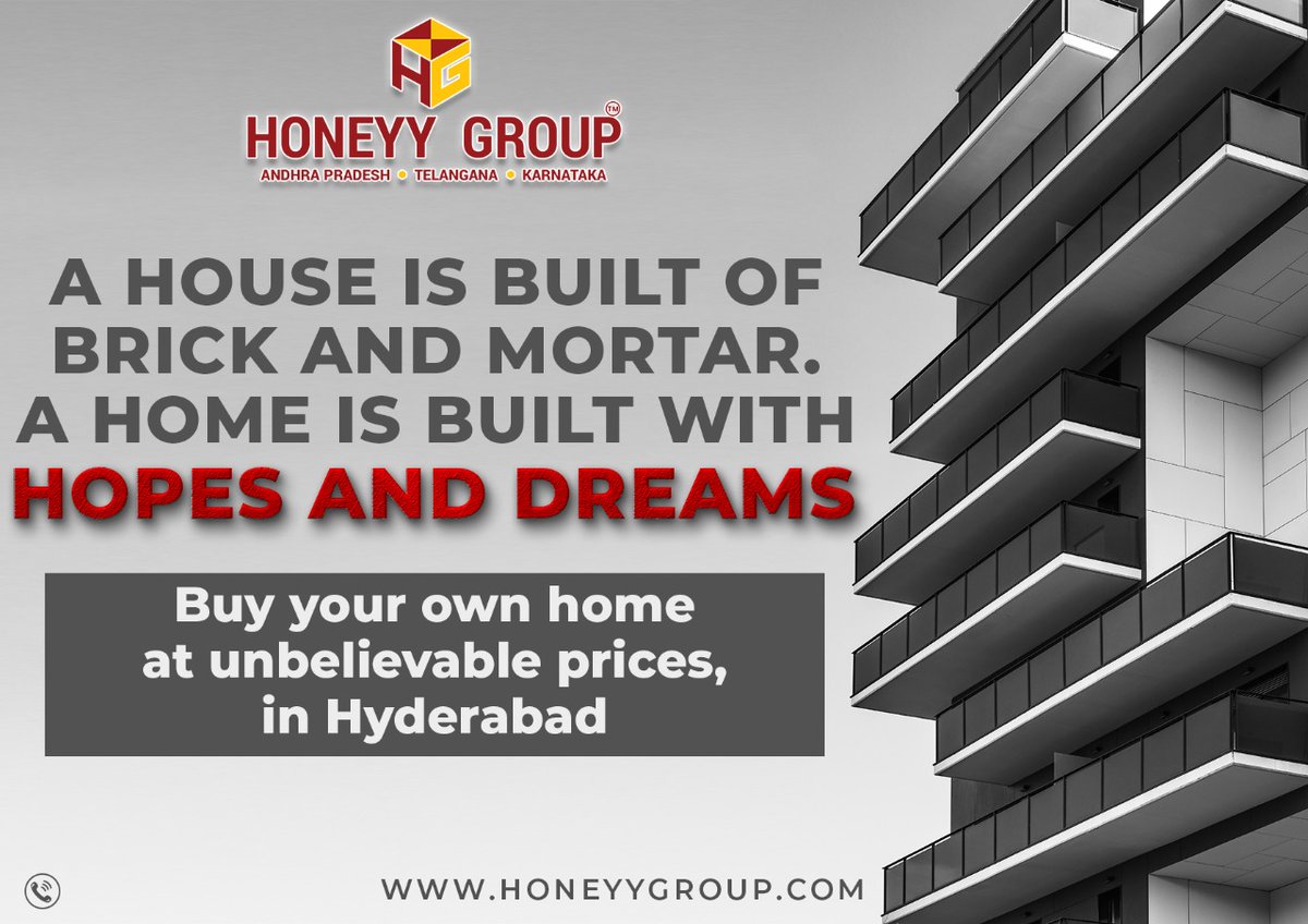 HoneyyGroup's tweet image. 🏡A house is built of brick and mortar. 

🏠A home is built with hopes and dreams.

📞 𝑪𝒂𝒍𝒍 𝑼𝒔: 7610666999
 📧 𝑴𝒂𝒊𝒍 𝑼𝒔: 𝒊𝒏𝒇𝒐@𝒉𝒐𝒏𝒆𝒚𝒚𝒈𝒓𝒐𝒖𝒑.𝒄𝒐𝒎
🌐 honeyygroup.com

#offeryoucantmiss #offeryoucantrefuse #InvestmentOpportunity