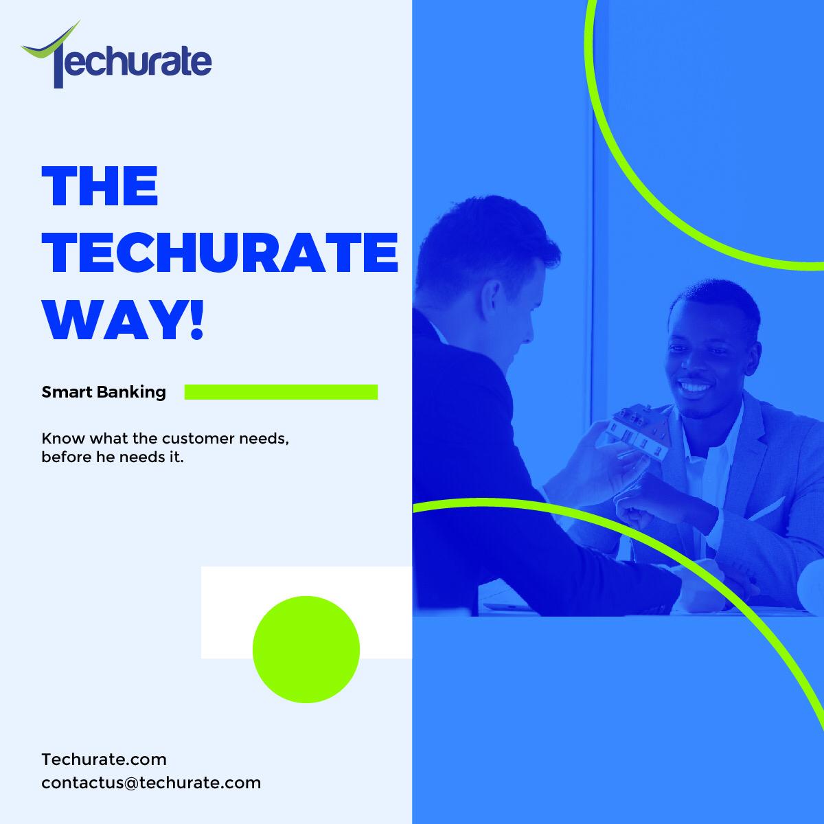 Techurate launches its flagship digital product: Smart Banking! #Smartbanking #Techurate #Banking #Disruption