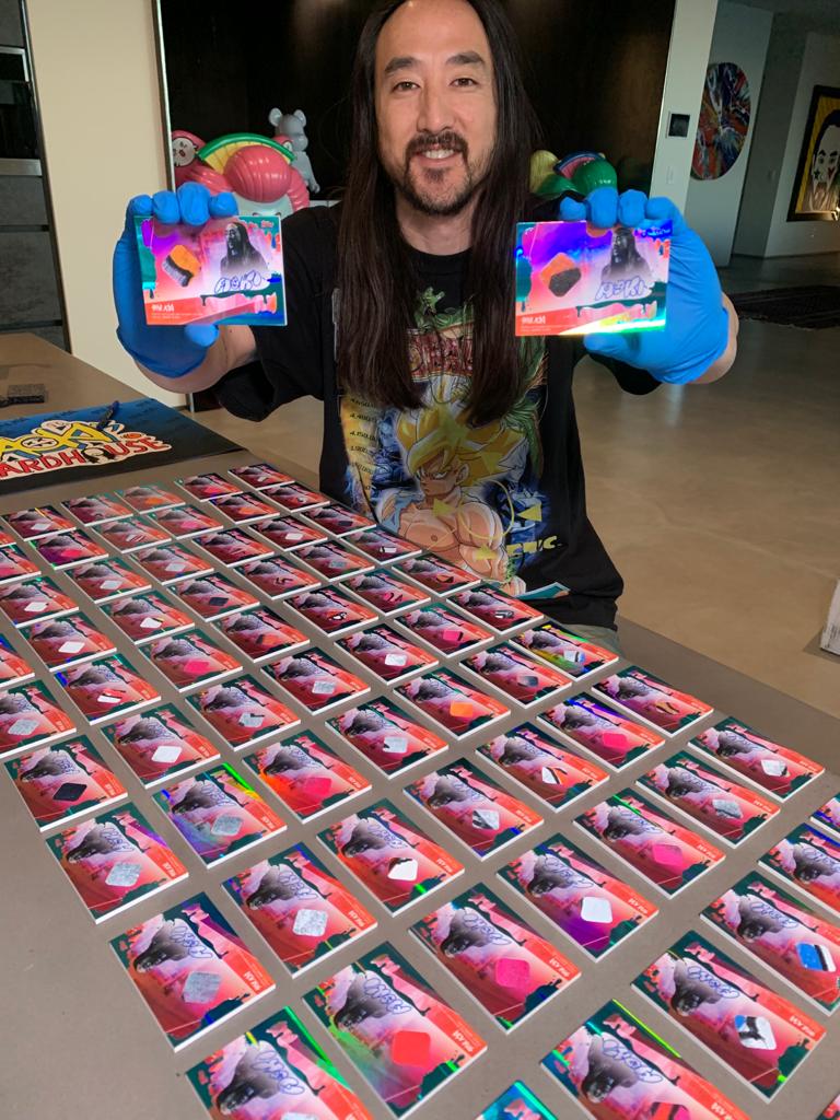 Steve Aoki 12 Hrs Left And Then The 1st Wave Is Over These Are My Auto Relics Below Randomly In 1st Wave Boxes After 12pm Est On November 19th The