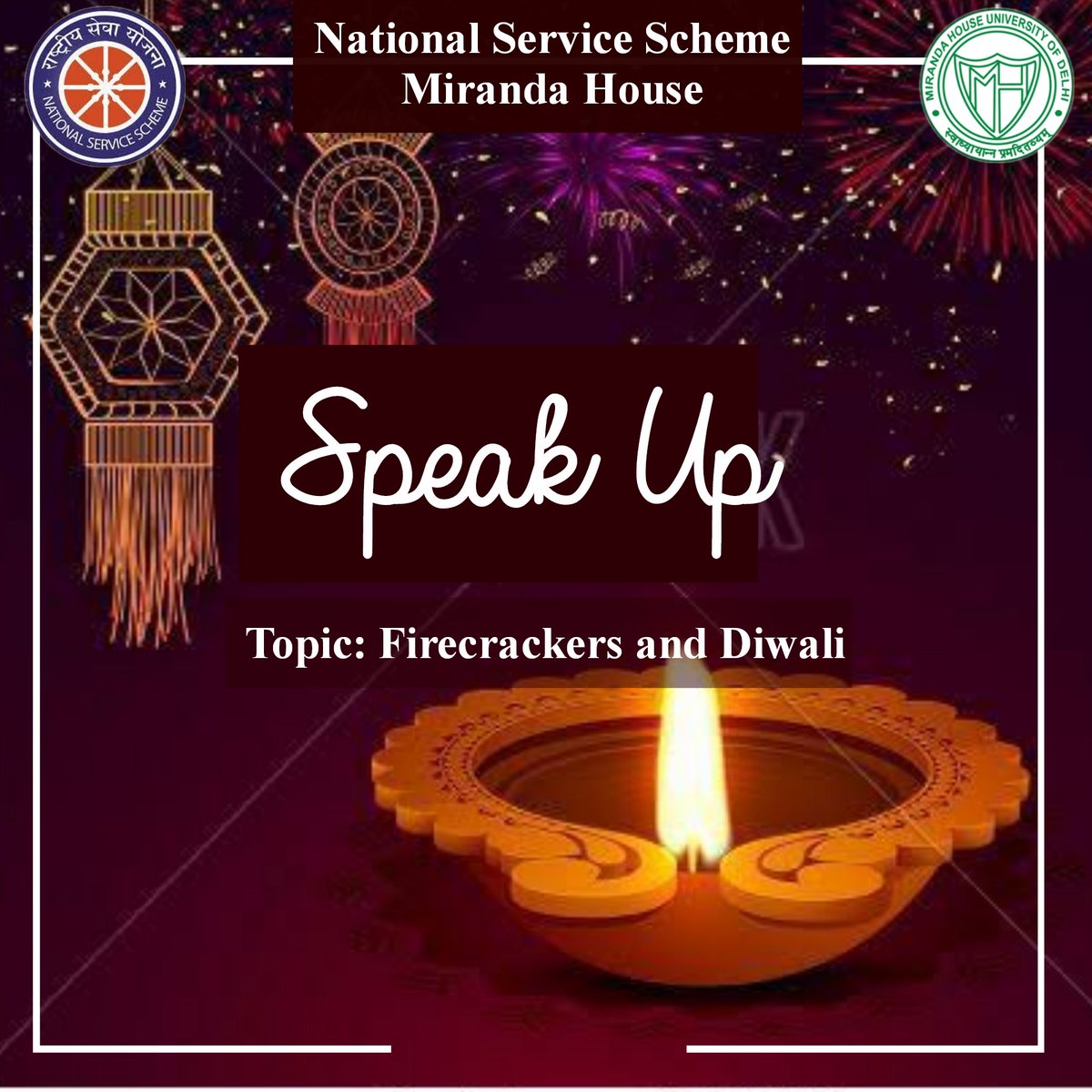 NSS, Miranda House (@nss_miranda) on Twitter photo On the auspicious occasion of Diwali, NSS,MH organized a series of activities to celebrate the festival with more social responsibility and to promote eco-friendly ways of living.
<a href="/NssrdD/">NSS Regional Directorate Delhi</a> <a href="/_NSSIndia/">NSS India</a> @nss_gecdelhi <a href="/nss_unit_sac/">NSS - SRI AUROBINDO COLLEGE(M)</a> <a href="/ConnectingNss/">CONNECTING NSS</a> <a href="/nss_ipcw/">NSS IPCW</a>
#DiwaliCelebration2020 On the auspicious occasion of Diwali, NSS,MH organized a series of activities to celebrate the festival with more social responsibility and to promote eco-friendly ways of living.
<a href="/NssrdD/">NSS Regional Directorate Delhi</a> <a href="/_NSSIndia/">NSS India</a> @nss_gecdelhi <a href="/nss_unit_sac/">NSS - SRI AUROBINDO COLLEGE(M)</a> <a href="/ConnectingNss/">CONNECTING NSS</a> <a href="/nss_ipcw/">NSS IPCW</a>
#DiwaliCelebration2020