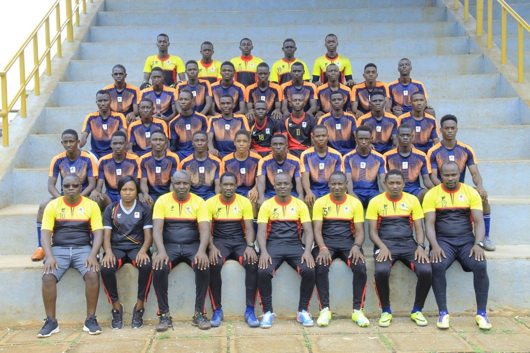 OfficialFUFA's tweet photo. Uganda U17 -players and officials in a group photo at  the FUFA Technical Centre, Njeru. 
The team will take part in  the AFCON Zonal qualifiers (CECAFA). https://t.co/vouMxQa3xV